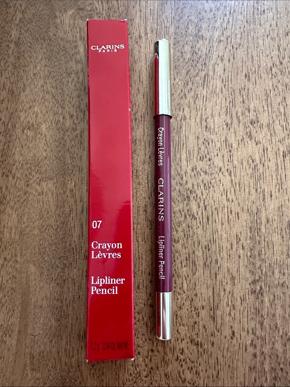 NIB Clarins lipliner pencil in 07 Plum